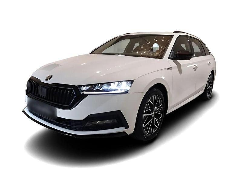 Weiss Gebraucht 2023 Skoda Octavia SportLine Kombi | 32.358 € (Etwas zu teuer) - Bild 1/4