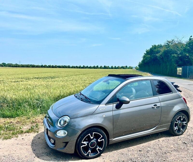 Grau Gebraucht 2022 Fiat 500C Sport Cabrio | 12.900 € (Guter Preis) - Bild 1/4