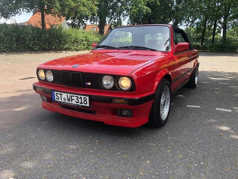Rot Gebraucht 1991 BMW 318 Cabriolet Sport Line Cabrio | 18.850 € - Bild 1/4