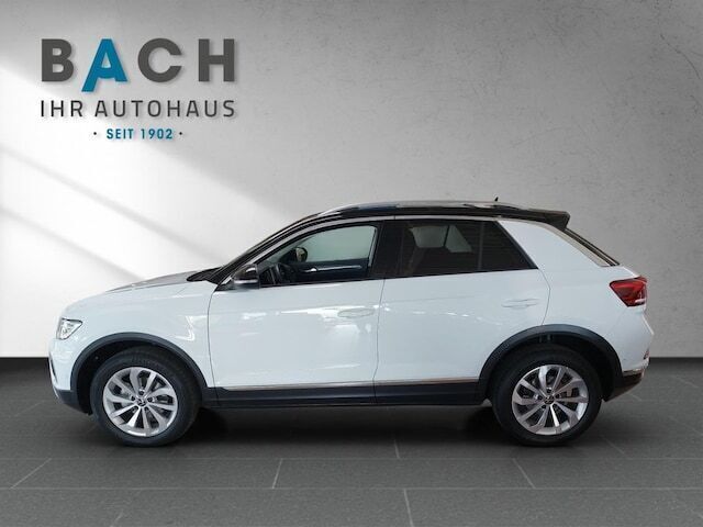Gebraucht VW T-Roc Style 150 PS (110 kW) 2023 Pure white schwarz SUV