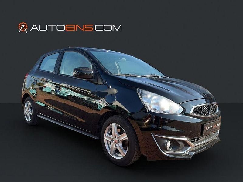 Schwarz Gebraucht 2017 Mitsubishi Space Star Diamant Edition Limousine | 5.888 € (Guter Preis) - Bild 1/4