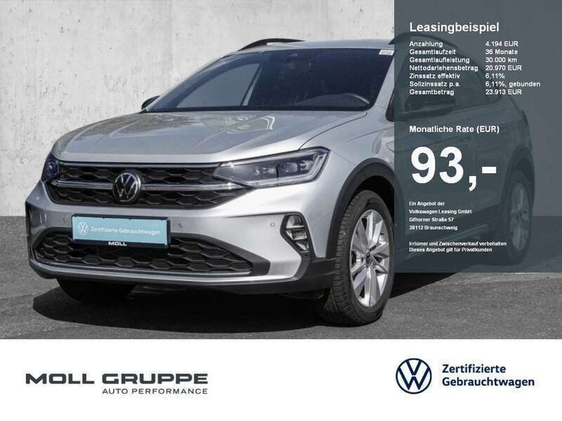 Gebraucht VW Taigo Move 116 PS (85 kW) 2024 Reflexsilber metallic SUV