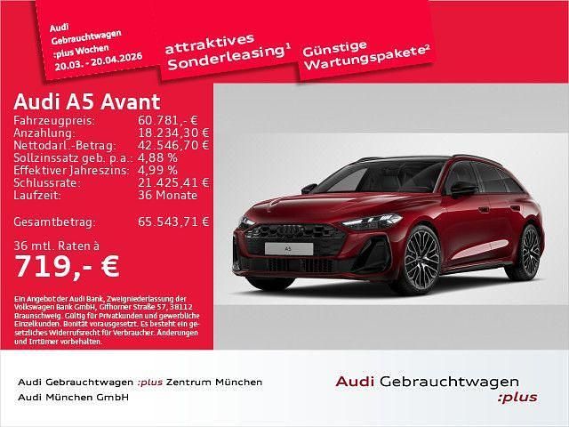 Gebraucht Audi A5 S-Line 204 PS (150 kW) 2025 Grenadinerot metallic Kombi