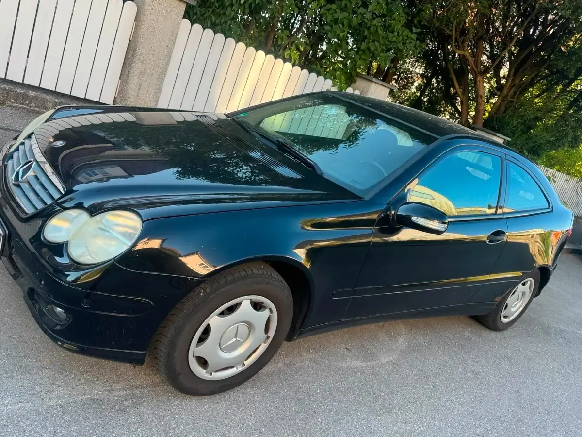Gebraucht Mercedes C200 2005 Schwarz Coupé