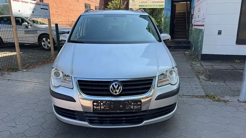 Gebraucht VW Touran Conceptline 105 PS (77 kW) 2008 Silber Van / Kleinbus