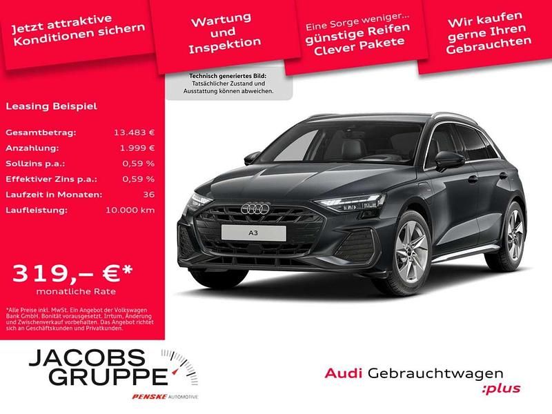 Gebraucht Audi A3 S-Line 204 PS (150 kW) 2025 Grau Limousine