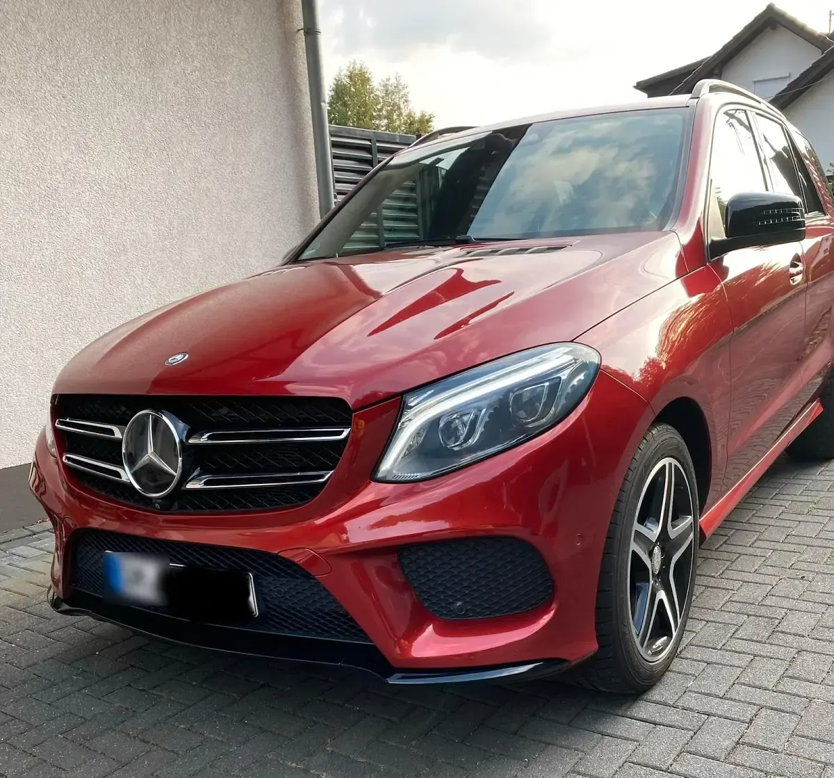 Gebraucht Mercedes GLE400 AMG 333 PS (244 kW) 2016 Rot SUV