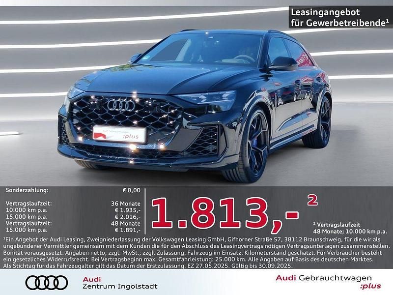 Mythosschwarz metallic Gebraucht 2025 Audi RS Q8 Performance SUV | 179.950 € (Superpreis) - Bild 1/3