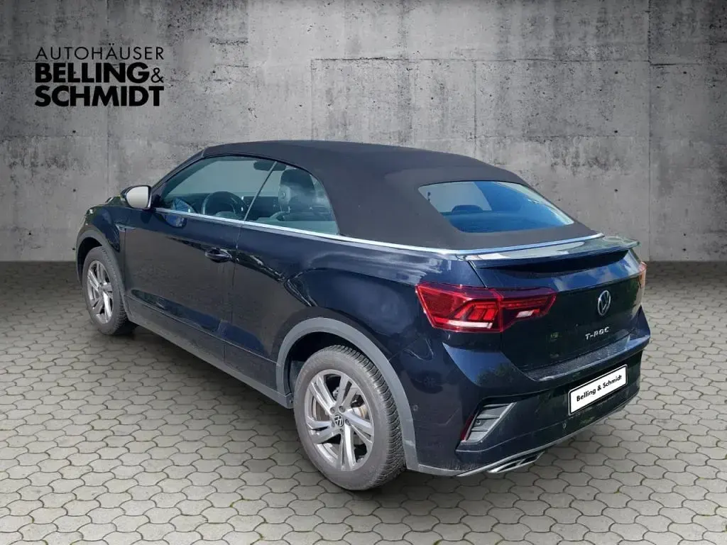 Gebraucht VW T-Roc Cabriolet R-line 150 PS (110 kW) 2025 Deep black perleffekt (metallic) Cabrio