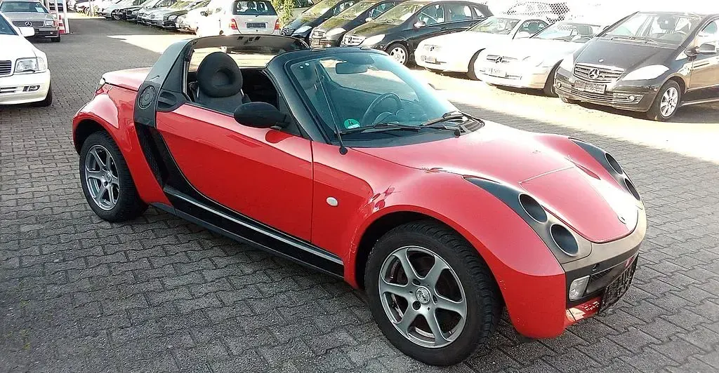 Gebraucht Smart Roadster 61 PS (44 kW) 2003 Rot Cabrio