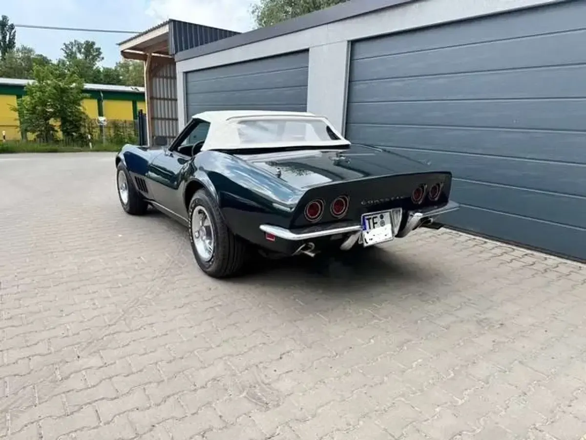 Gebraucht Chevrolet Corvette C3 351 PS (258 kW) 1968 Grün Cabrio