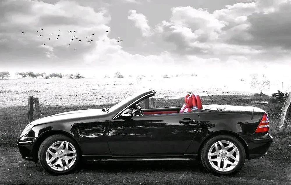 Gebraucht Mercedes SLK230 Edition 197 PS (144 kW) 2003 Schwarz Cabrio