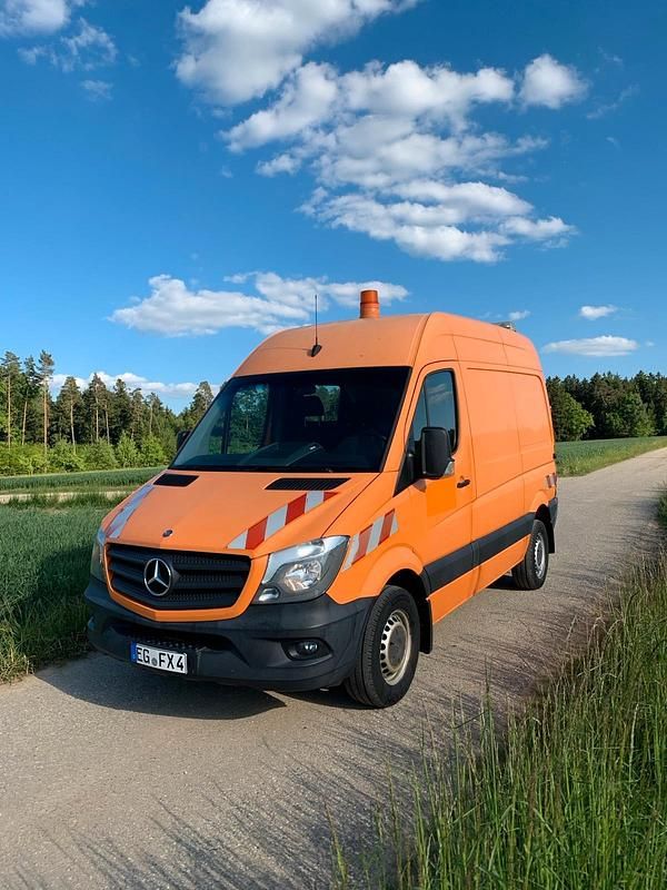 Orange Gebraucht 2014 Mercedes Sprinter Van | 9.450 € (Superpreis) - Bild 1/4