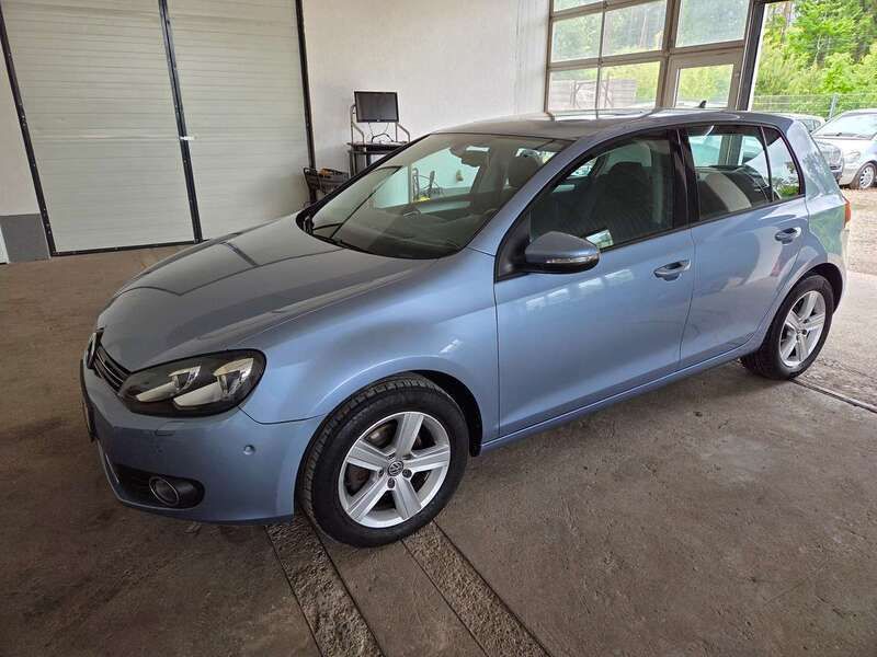 Shark blue metallic Gebraucht 2009 VW Golf VI Highline Kleinwagen | 6.490 € (Guter Preis) - Bild 1/4