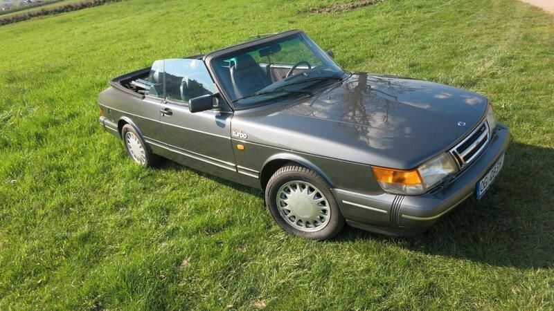 Grau Gebraucht 1990 Saab 900 Cabriolet Cabrio | 15.999 € - Bild 1/4