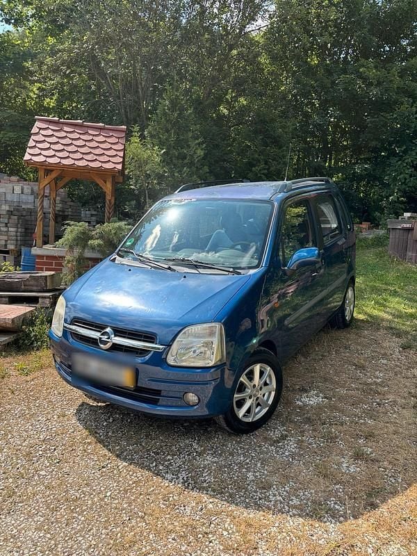 Blau Gebraucht 2003 Opel Agila Kleinwagen | 1.200 € (Fairer Preis) - Bild 1/4