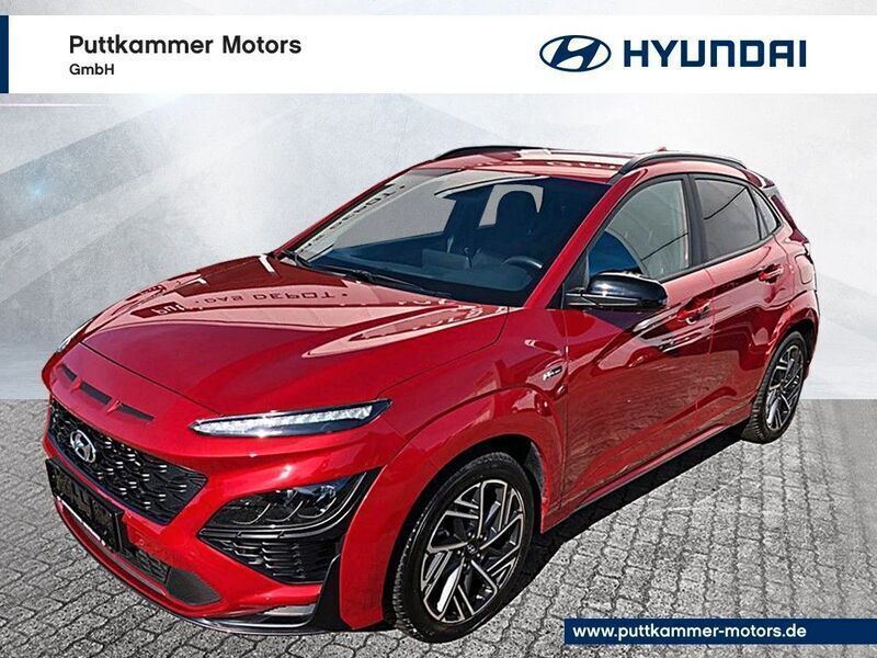 Pulse red metallic Gebraucht 2023 Hyundai Kona N Line SUV | 29.900 € (Fairer Preis) - Bild 1/4