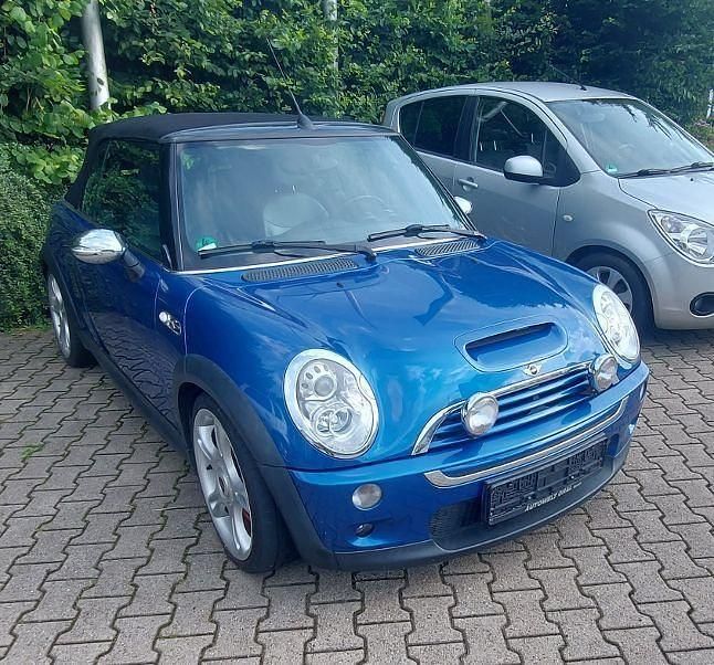 Blau Gebraucht 2006 Mini John Cooper Works Cabriolet Cabrio | 5.600 € (Fairer Preis) - Bild 1/4