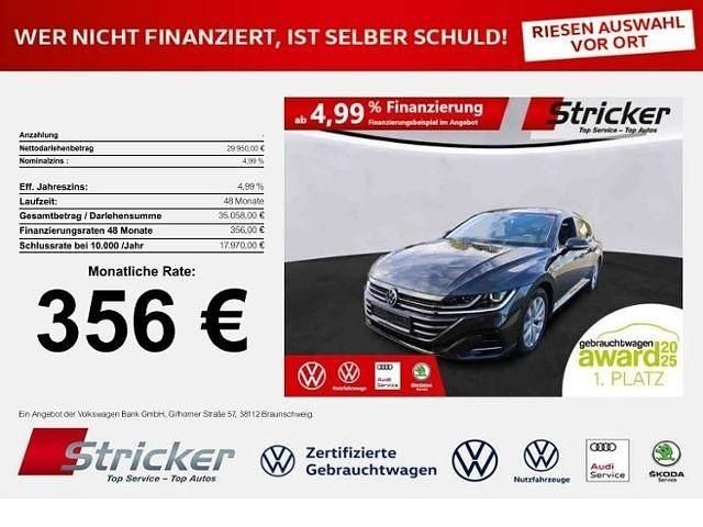Mangangrau metallic (metallic) Gebraucht 2021 VW Arteon R-line Kombi | 29.950 € (Superpreis) - Bild 1/4