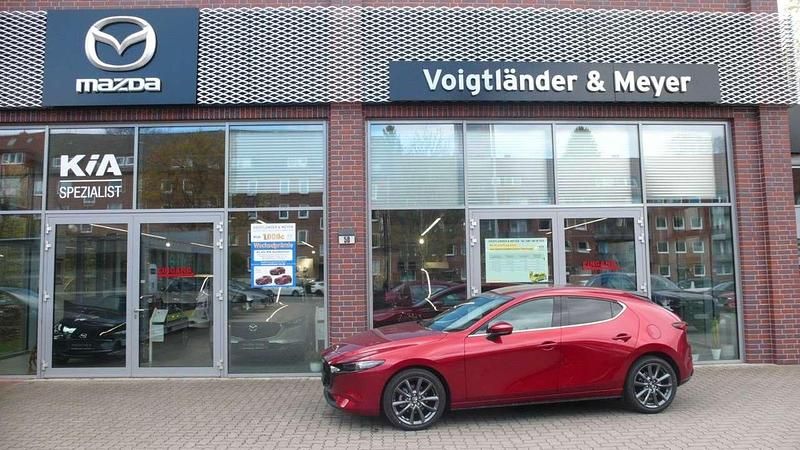 Neu Mazda 3 Exclusive-Line 140 PS (102 kW) 2025 Rot Limousine