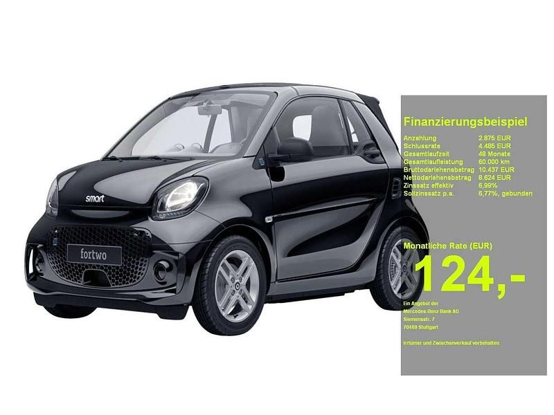 Gebraucht Smart ForTwo Electric Drive 60 kW (82 PS) 2021 Schwarz Cabrio