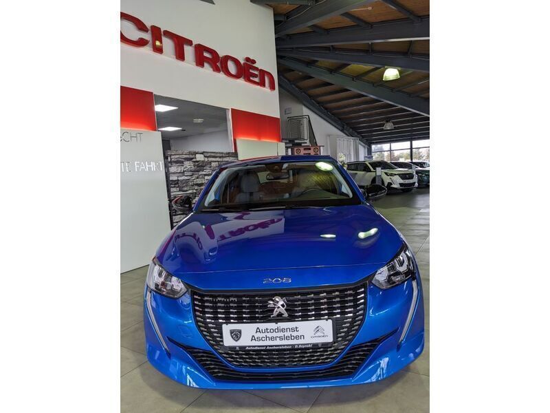 Lackierung vertigoblau (metallic) Gebraucht 2022 Peugeot 208 Allure Kleinwagen | 20.490 € (Teuer) - Bild 1/4