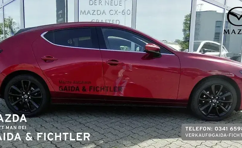 Gebraucht Mazda 3 Exclusive-Line 186 PS (136 kW) 2025 Soul red crystal m Limousine
