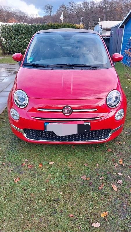 Rot Gebraucht 2018 Fiat 500C Cabrio | 12.500 € - Bild 1/4