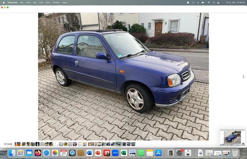 Gebraucht Nissan Micra 60 PS (44 kW) 2002 Blau Limousine
