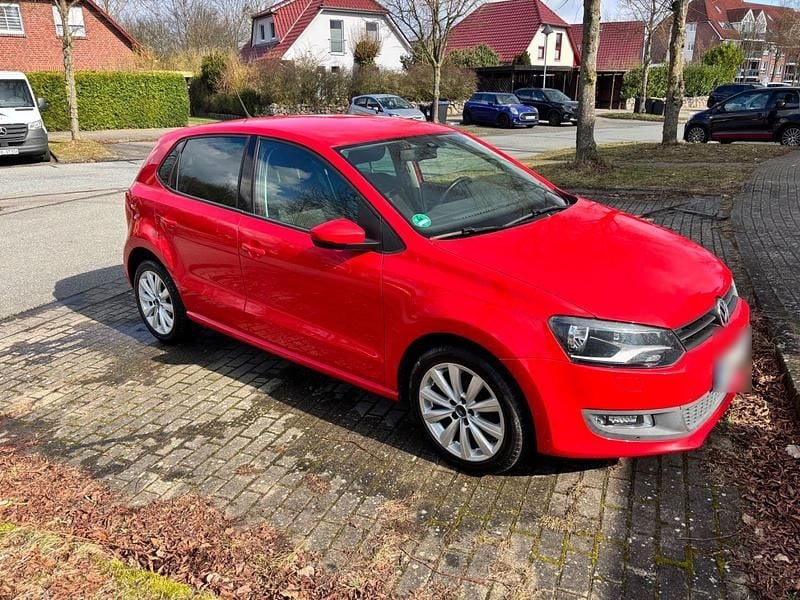 Gebraucht VW Polo Highline 105 PS (77 kW) 2010 Rot Kleinwagen