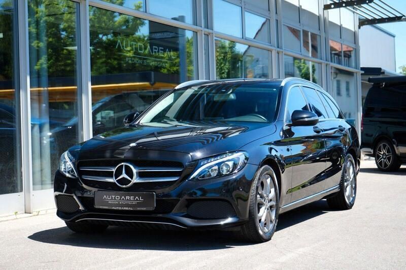 Schwarz Gebraucht 2016 Mercedes C220 Avantgarde Kombi | 15.990 € (Guter Preis) - Bild 1/4