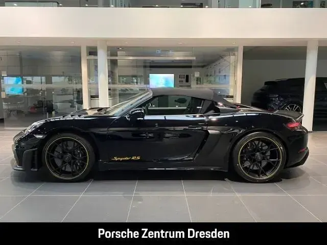 Neu Porsche 718 Spyder RS Chrono 500 PS (367 kW) 2026 Schwarz Cabrio