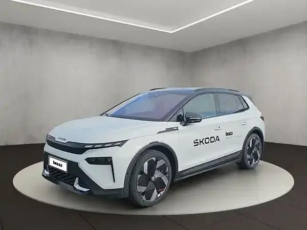 2y moonweiss metallic Gebraucht 2025 Skoda Elroq First Edition SUV | 47.800 € (Fairer Preis) - Bild 1/4