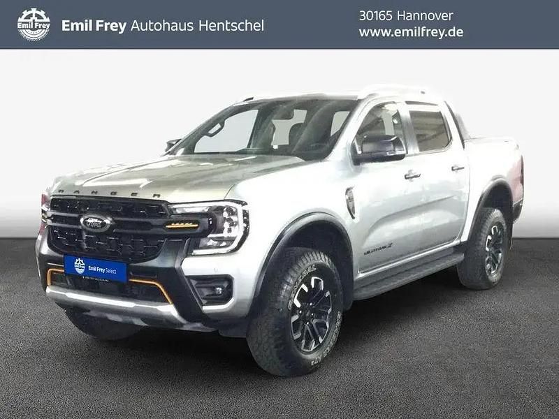 Silber Gebraucht 2024 Ford Ranger Wildtrack Abholung | 49.836 € (Teuer) - Bild 1/4