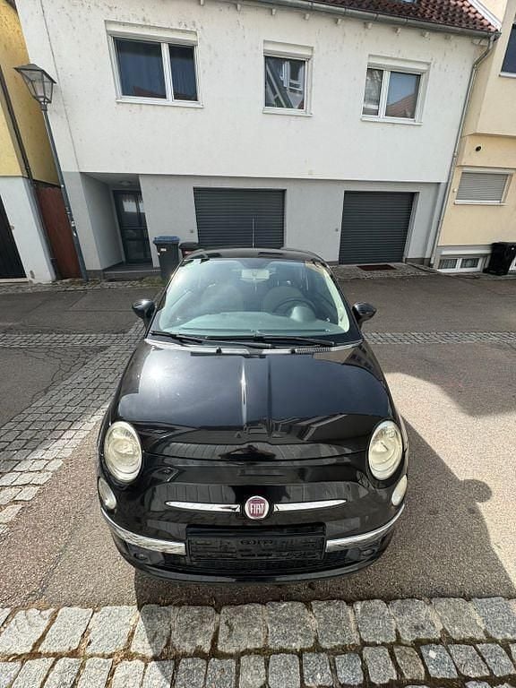 Gebraucht Fiat 500 Lounge 69 PS (50 kW) 2010 Schwarz Kleinwagen