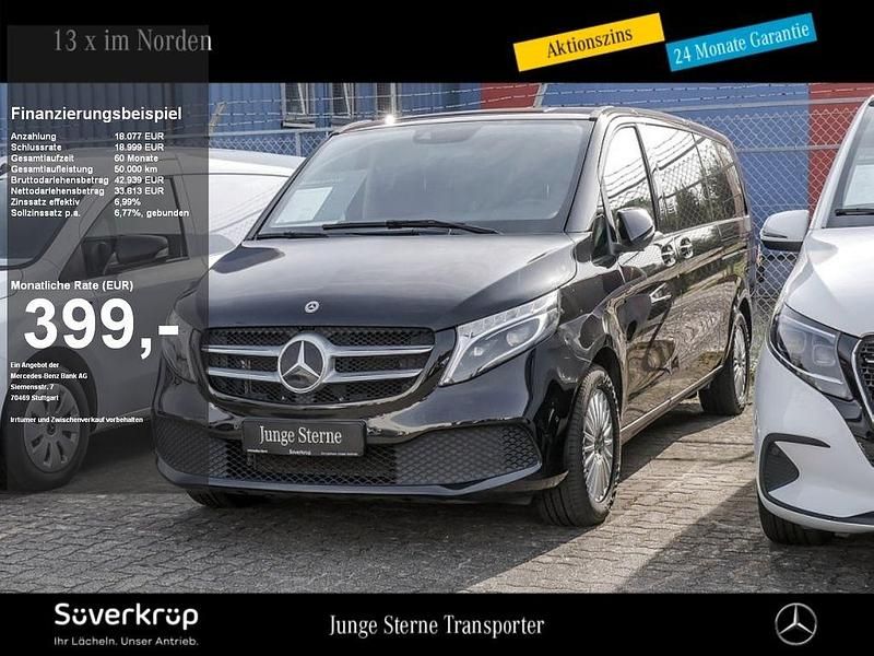 Schwarz Gebraucht 2022 Mercedes V300 Edition Van / Kleinbus | 48.990 € (Guter Preis) - Bild 1/3