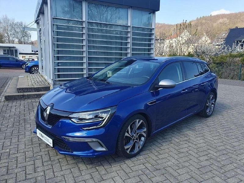 Stahlblau Gebraucht 2018 Renault Mégane GrandTour GT Kombi | 16.990 € (Fairer Preis) - Bild 1/4