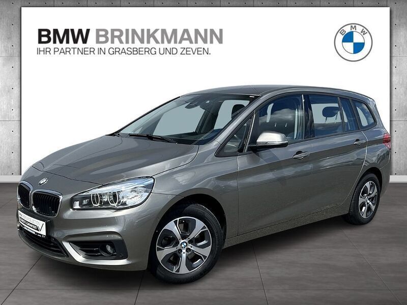Grau Gebraucht 2017 BMW 218 Gran Tourer Advantage Van / Kleinbus | 14.799 € (Fairer Preis) - Bild 1/4