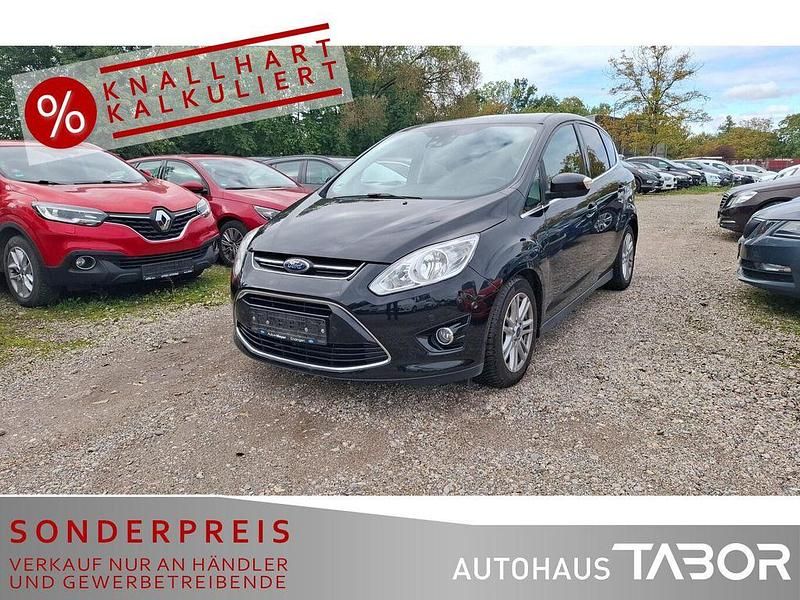 Pantherschwarz metallic Gebraucht 2013 Ford C-MAX Titanium Van / Kleinbus | 3.285 € (Superpreis) - Bild 1/4