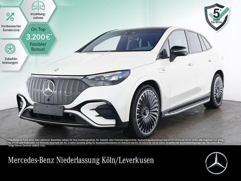 Manufaktur diamantweiß bright Gebraucht 2023 Mercedes EQE AMG 43 AMG SUV | 82.990 € (Guter Preis) - Bild 1/3