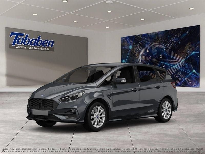 Grau Gebraucht 2022 Ford S-MAX Vignale Van / Kleinbus | 29.600 € (Etwas zu teuer) - Bild 1/4
