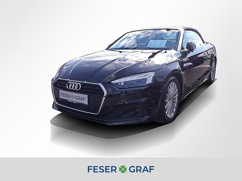 Brillantschwarz Gebraucht 2022 Audi A5 Cabriolet Ambiente Cabrio | 29.940 € (Superpreis) - Bild 1/4