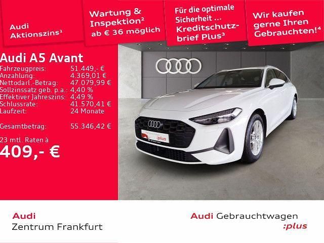 Weiß Gebraucht 2025 Audi A5 Sport Kombi | 51.449 € (Fairer Preis) - Bild 1/3