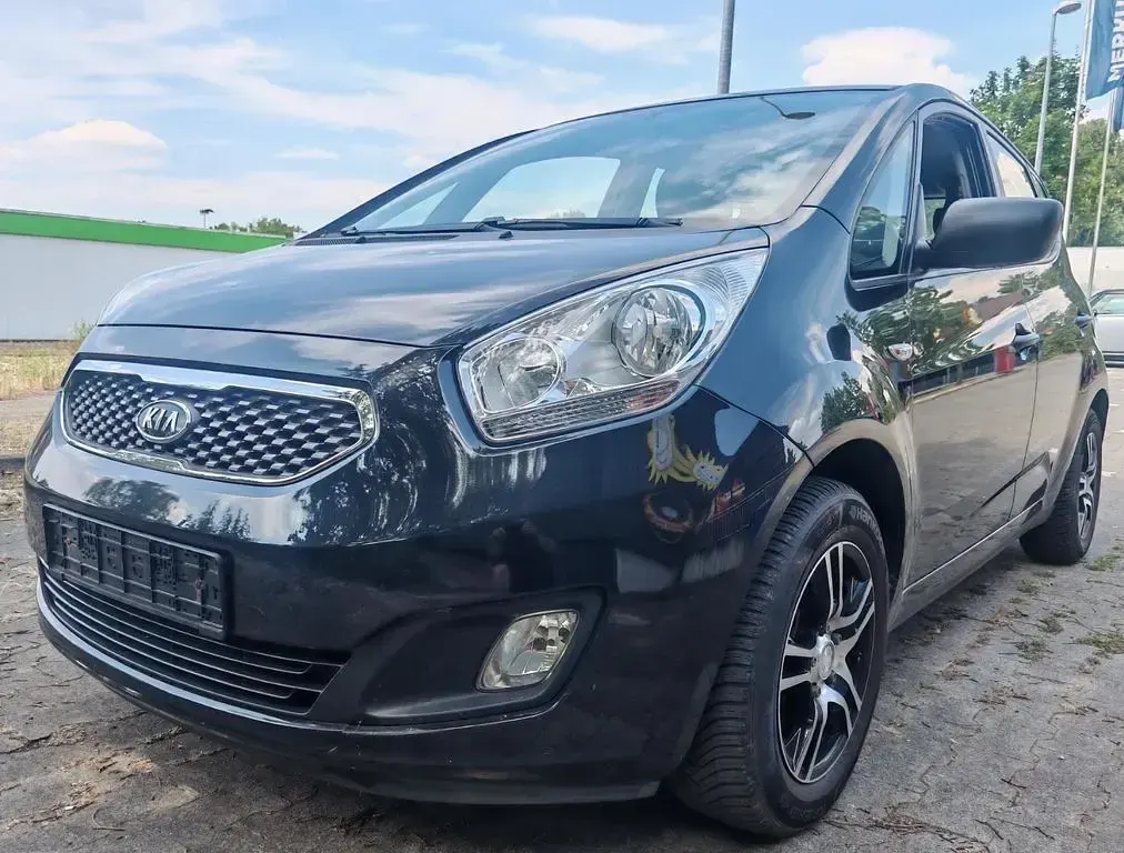 Gebraucht Kia Venga Vision 90 PS (66 kW) 2010 Schwarz Kleinwagen
