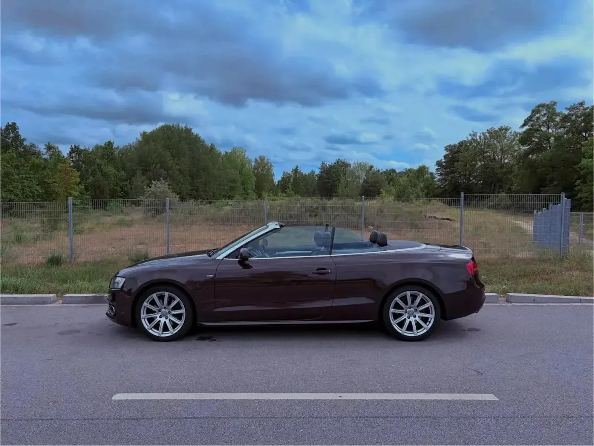 Gebraucht Audi A5 Cabriolet S-Line 170 PS (125 kW) 2011 Braun Cabrio