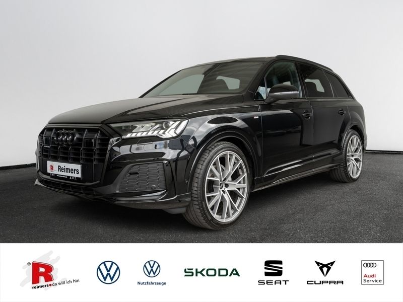 Schwarz Gebraucht 2023 Audi Q7 S-Line SUV | 82.890 € (Etwas zu teuer) - Bild 1/4
