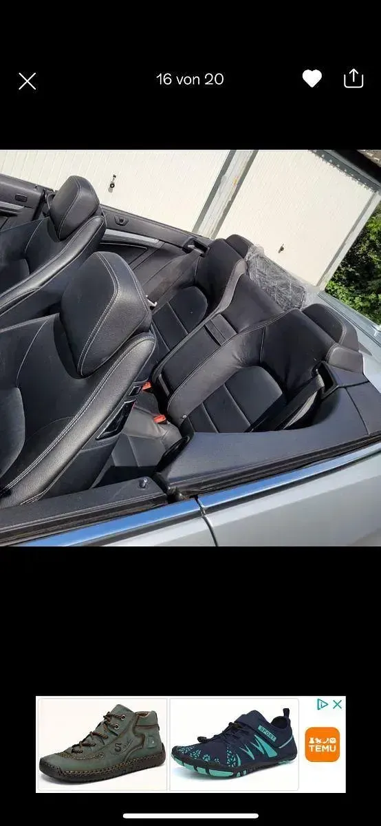 Gebraucht Mercedes E250 Avantgarde 204 PS (150 kW) 2010 Silber Cabrio