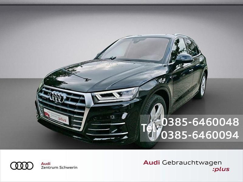 Mythosschwarz metallic Gebraucht 2018 Audi Q5 Design SUV | 37.890 € (Teuer) - Bild 1/4