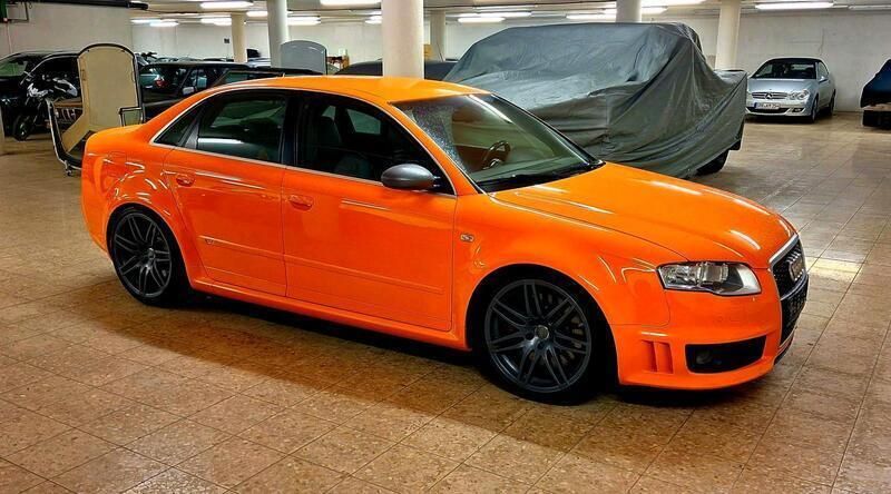 Orange Gebraucht 2007 Audi RS4 Limousine | 37.500 € - Bild 1/4