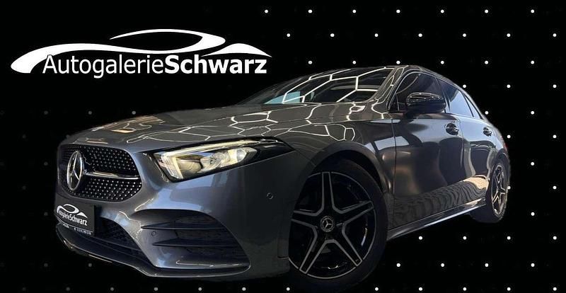 Amg mountaingrau metallic Gebraucht 2021 Mercedes A180 AMG Limousine | 26.490 € (Fairer Preis) - Bild 1/3